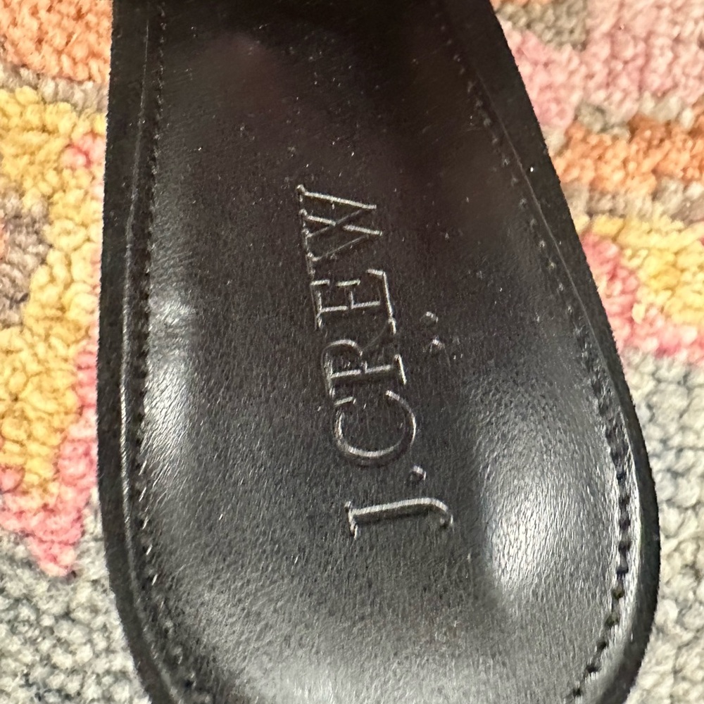 J Crew Black Slingback Kitten Heels - NEW - size 10 - Picture 4 of 7
